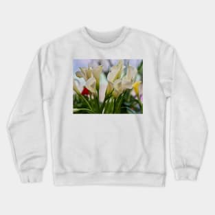 Calla flowers blooming Crewneck Sweatshirt